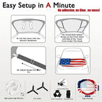 🎉4th Of July Flash Sale 65K+🔥American Car Hood Flag🦅No Glue No Tools🚗 Install in 1 Minute