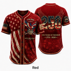 ⏰ Last Day 55% OFF 🇺🇸🦅 America 250th Anniversary Baseball Jersey – 1776–2026 Patriotic Freedom Shirt