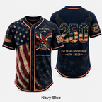 ⏰ Last Day 55% OFF 🇺🇸🦅 America 250th Anniversary Baseball Jersey – 1776–2026 Patriotic Freedom Shirt