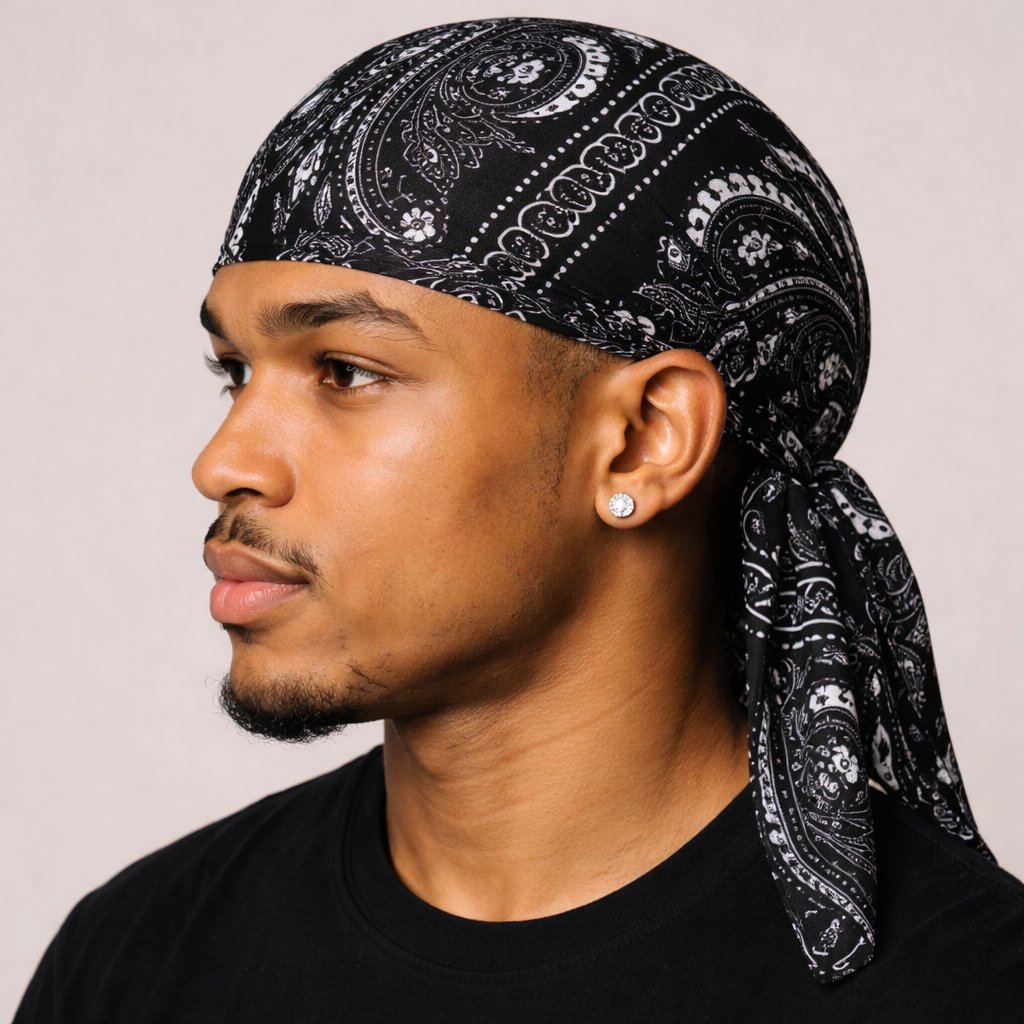 ❤️LIMITED 50% OFF🎁💨 Paisley Cooling Headscarf – Elastic Fit, No Pressure 🏃‍♂️🌿