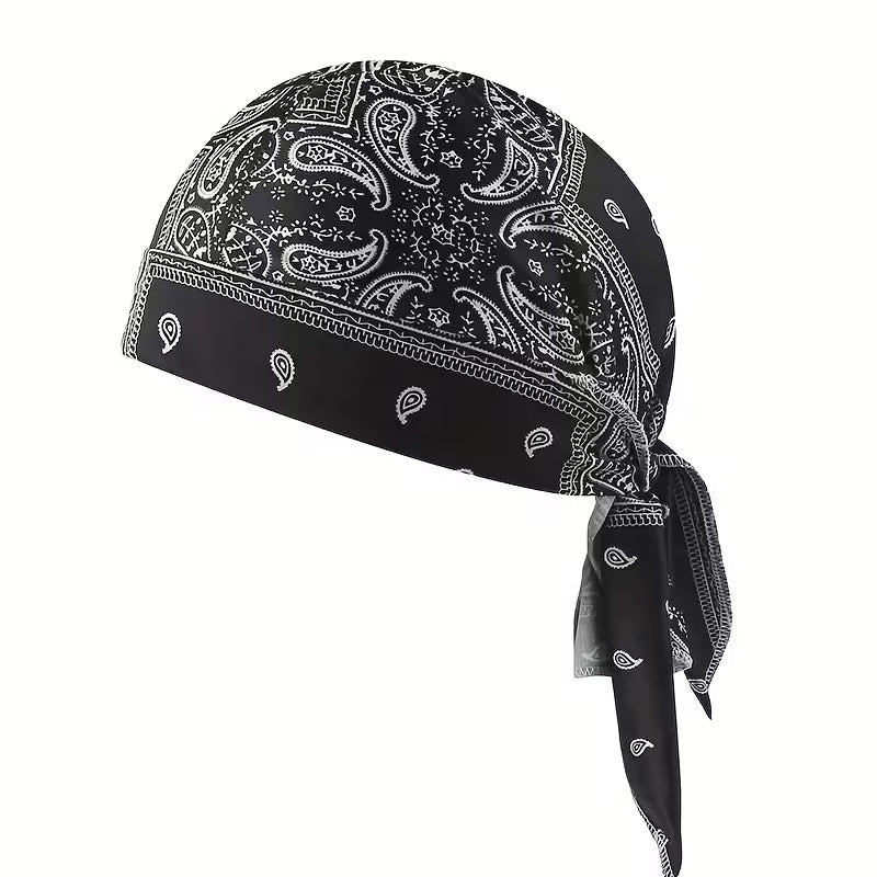 ❤️LIMITED 50% OFF🎁💨 Paisley Cooling Headscarf – Elastic Fit, No Pressure 🏃‍♂️🌿