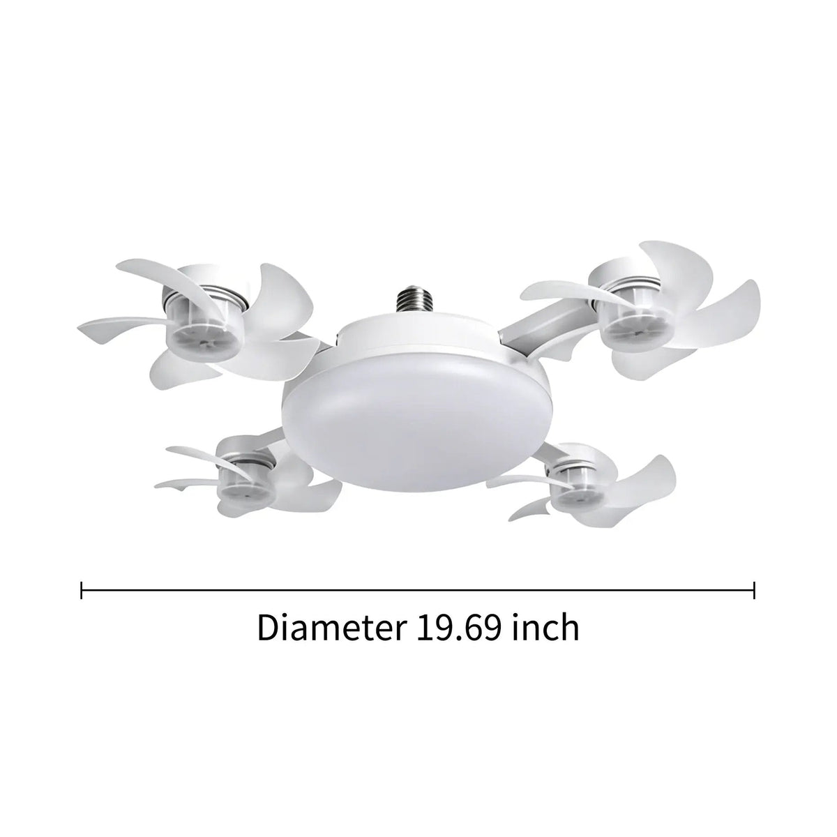 💥 55% OFF | Last Day ⏰ 🌬️ 2-in-1 Silent Ceiling Fan Light – Remote Control LED Fan with Foldable Blades & Timer 💡
