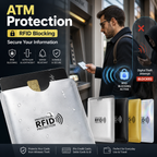 🔒50% OFF TODAY💳 RFID Blocking Sleeves – Stop Digital Pickpockets