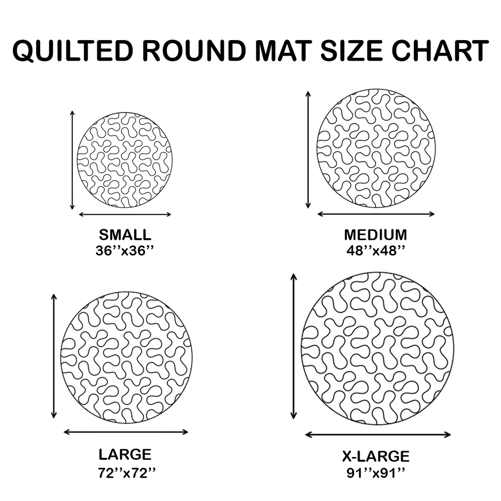 🔥Last Day Promotion🎃3D Skeleton Vortex Quilted Round Halloween Rug