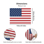 🎉4th Of July Flash Sale 65K+🔥American Car Hood Flag🦅No Glue No Tools🚗 Install in 1 Minute